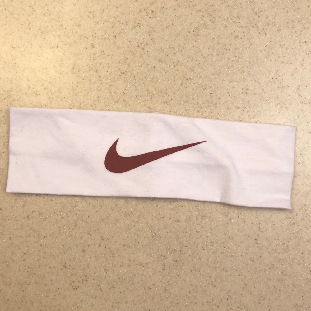 White Nike Headband